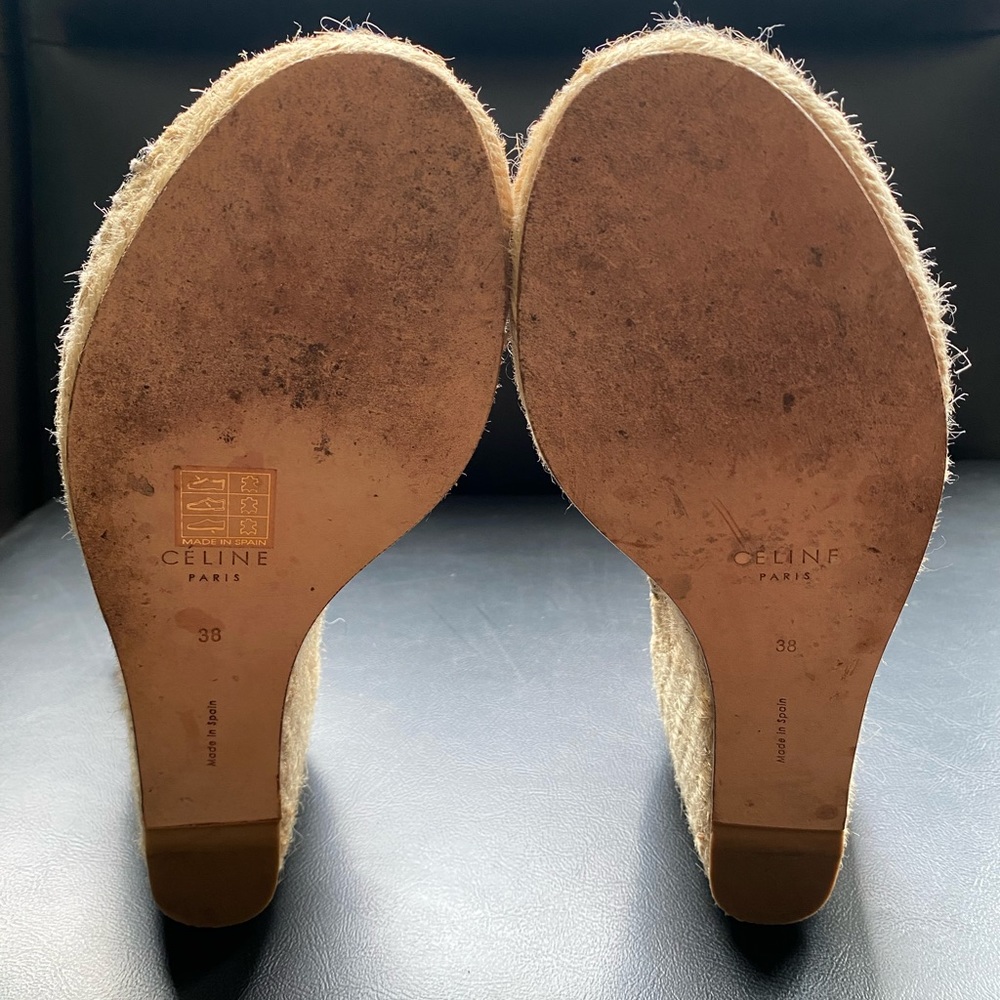 Old Céline wedge espadrilles, size 38 - Picture 5 of 7